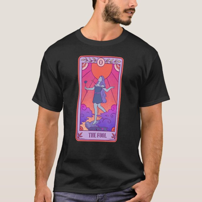 The Fool Tarot Card Halloween Costume T-Shirt (Front)