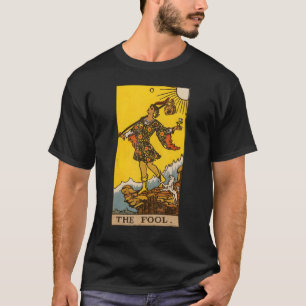 The Fool Tarot Card Major Arcana Card Zero 0 T-Shirt