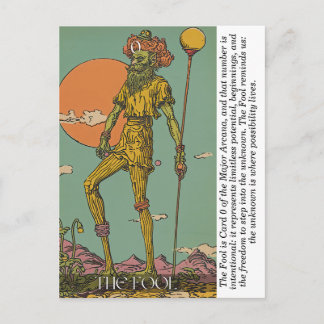 The Fool Tarot Card Mystical Major Arcana Art 