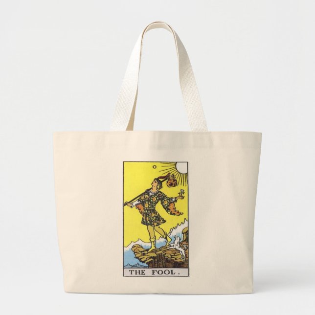 The Fool tarot card tote bag (Front)