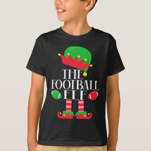 The Football Elf Christmas Party Pajama Costume  T-Shirt