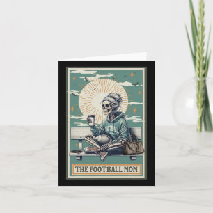 The Football Mum Skeleton Tarot Card Ballpark Mum