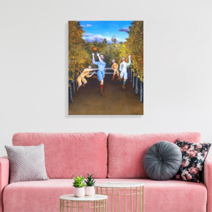 The Football Players Henri Rousseau Canvas Print