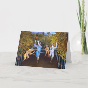 The Football Players Henri Rousseau Card