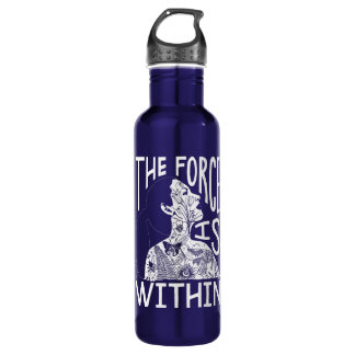The Force Is Within Water Bottle