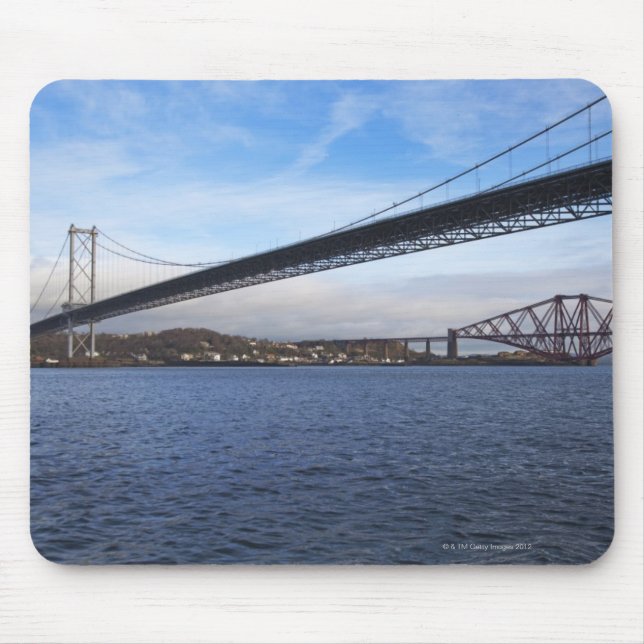 The foreground Forth Road Bridge is a suspension b Mouse Pad (Front)