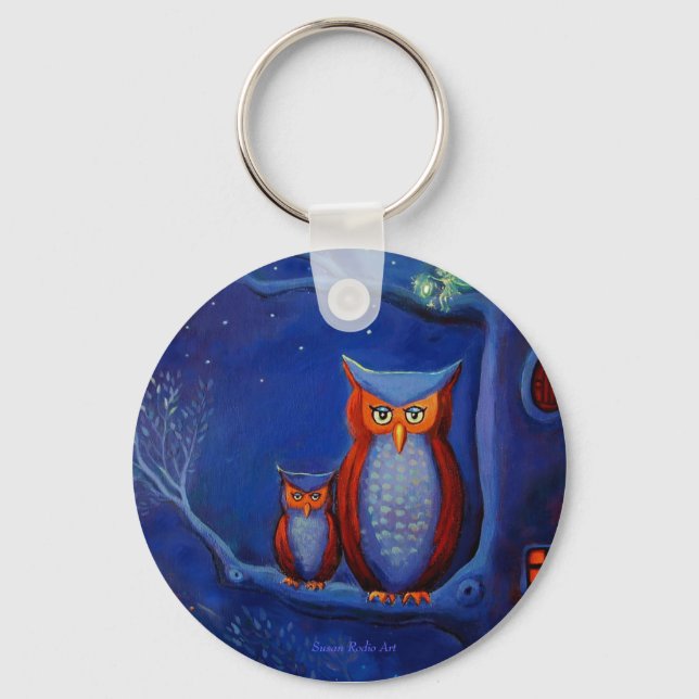 The forest at night - Keyring (Front)
