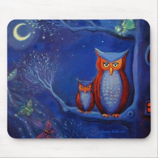 The Forest at Night - Mouse Mat