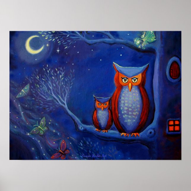 The Forest at Night - Print (Front)