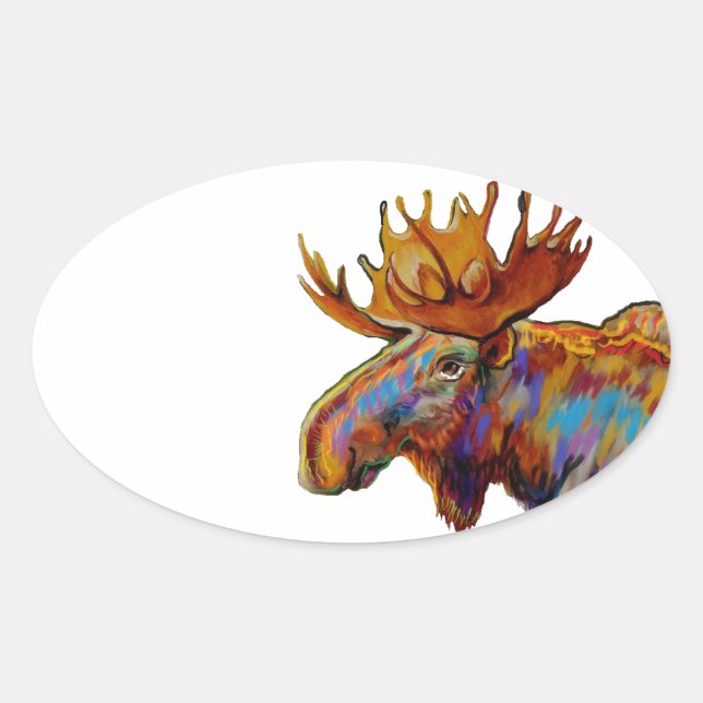 THE FOREST GUIDE OVAL STICKER (Front)