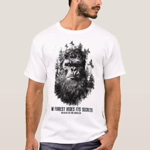 The Forest Hides Its Secrets – Vintage Bigfoot T-Shirt
