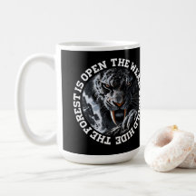 The Forest Is Open Sabertooth Tiger Design