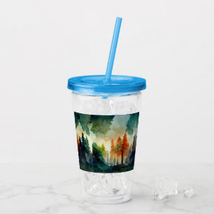 The Forest (nature) Acrylic Tumbler