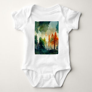 The Forest (nature) Baby Bodysuit