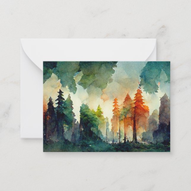 The Forest (nature) Card (Front)