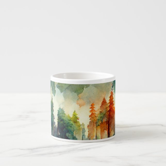 The Forest (nature) Espresso Cup (Front)