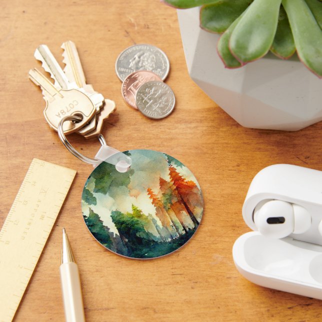 The Forest (nature) Key Ring (Desk)