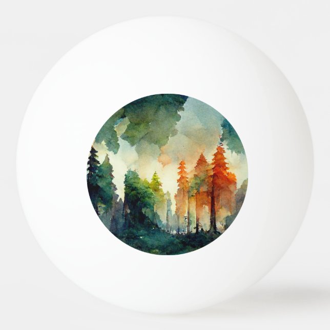 The Forest (nature) Ping Pong Ball (Front)