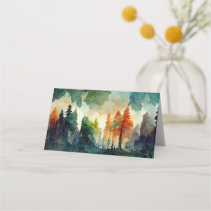 The Forest (nature) Place Card