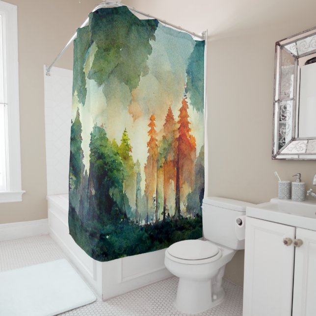 The Forest (nature) Shower Curtain (In Situ)