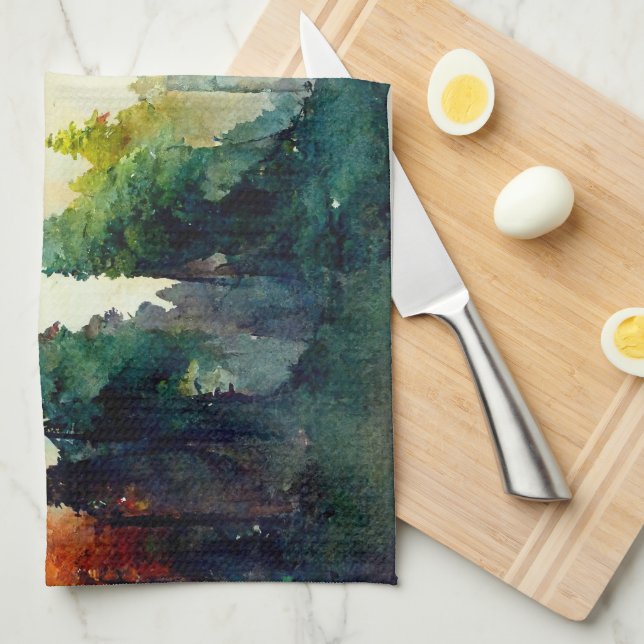 The Forest (nature) Tea Towel (Quarter Fold)