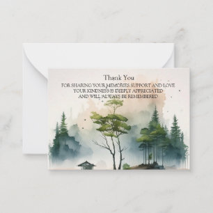 The Forest Thank You Card