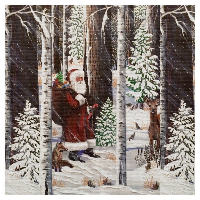 The Forest Visitor 3 Fabric (Swatch)