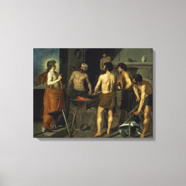 The Forge of Vulcan, 1630 Canvas Print (Front)