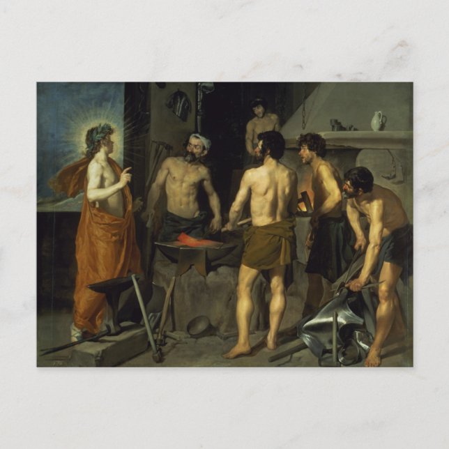 The Forge of Vulcan, 1630 Postcard (Front)