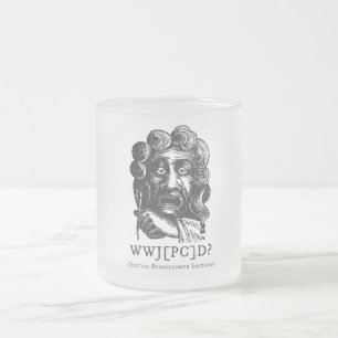 The Forger's Dilemma Frosted Glass Coffee Mug