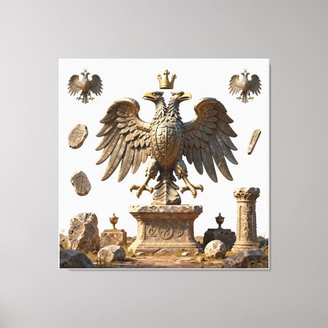 The Forgotten Altar of Illyria Canvas Print (Front)