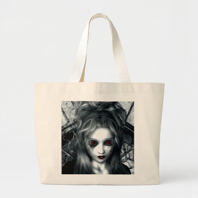 The Forgotten Tempest Gothic Art Tote Bag (Front)