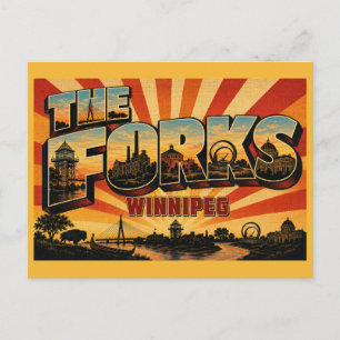 The Forks Winnipeg Historic Meeting Place Postcard