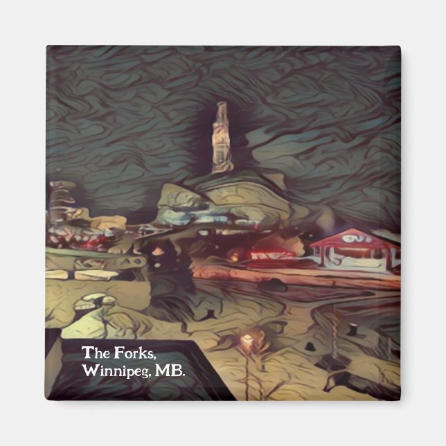 The Forks Winnipeg, MB.  Magnet (Front)