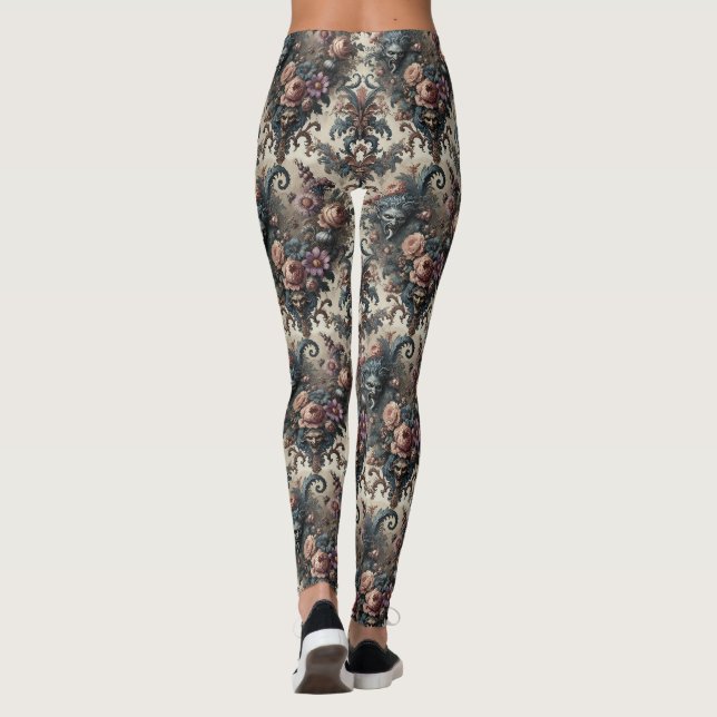 The Formal Fiends – Gothic Victorian  Leggings (Back)