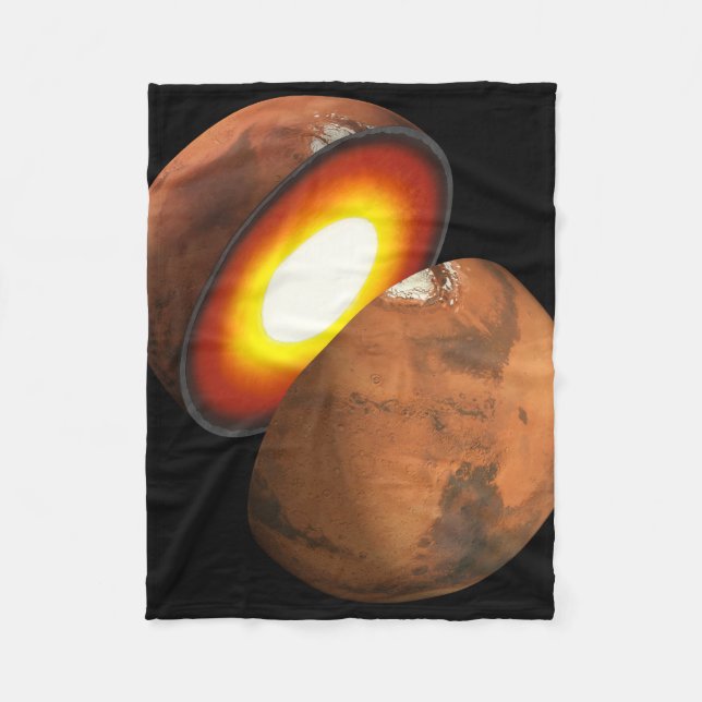 The Formation Of Rocky Bodies In The Solar System. Fleece Blanket (Front)