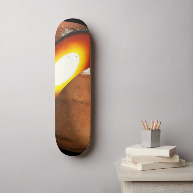 The Formation Of Rocky Bodies In The Solar System. Skateboard (Wall Art)