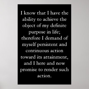 The Formula - Think and Grow Rich Poster