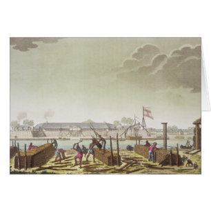 The Fort at Batavia with Native Loggers, plate 50