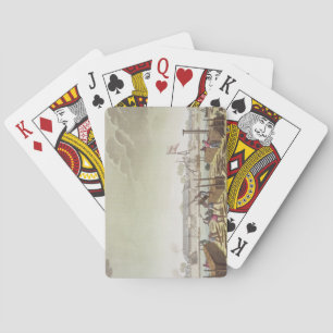 The Fort at Batavia with Native Loggers, plate 50 Playing Cards