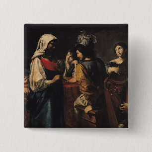 The Fortune Teller 15 Cm Square Badge