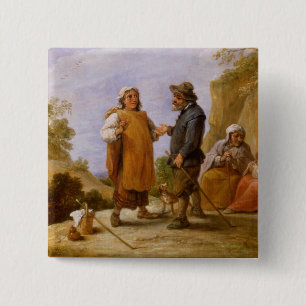 The Fortune Teller 15 Cm Square Badge