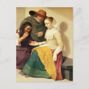 The Fortune Teller, 1631 Postcard
