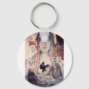 The Fortune Teller, orignial art by Brad Ashlock Key Ring