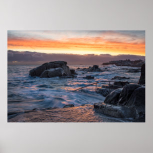 The Forty Foot, Sandycove, County Dublin, Ireland Poster