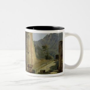 The Forum of Pompeii Two-Tone Coffee Mug
