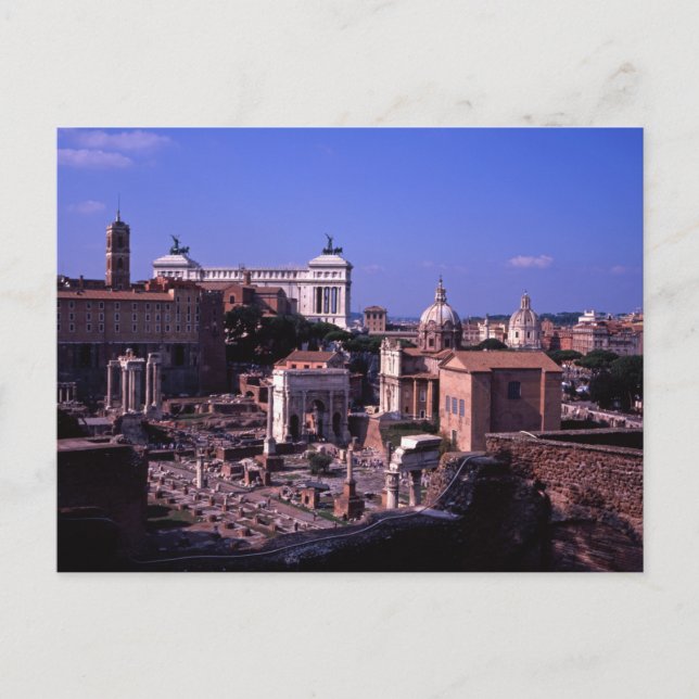 The Forum Rome Postcard (Front)