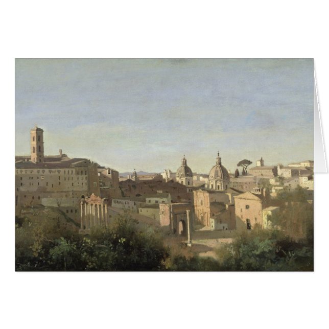 The Forum seen from the Farnese Gardens (Front Horizontal)