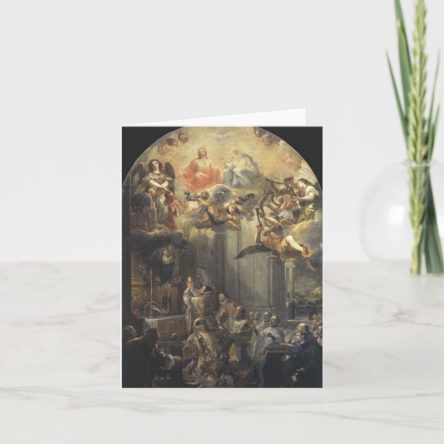 The Foundation Mass of the Order of Trinitarians Card (Front)