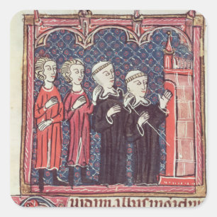 The Foundation of a Monastery Square Sticker